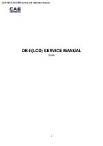 DB-II LCD DBB service and calibration